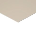 A beige PVC wall sheet on a white background.
