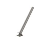 A stainless steel rod on a white background showcasing its Warrior SS 316 durability.
