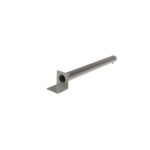 A SS 316 stainless steel pipe on a white background.