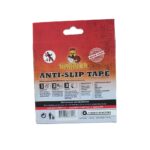 A package of Warrior Anti Slip Tape 25MM Width 10 Meter Length Black/Yellow AST-2510-BLK-YEL.