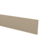 A beige PVC wall strip on a white background.
