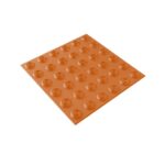 An orange Warrior TPU Tactile Mat with holes on it.