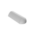 A 3d image of a white tube (PVC Wall Guard) on a white background.