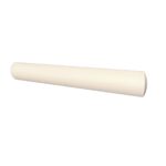 A white plastic tube on a white background, resembling a PVC Wall Guard 200MM Height.